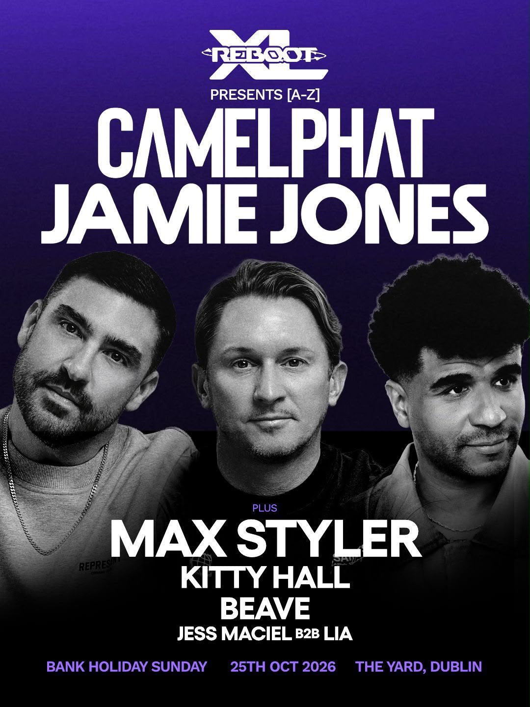 Return Bus from Blanchardstown, Liffey Valley & Tallaght Stadium to Camelphat & Jamie Jones - 25 Oct
