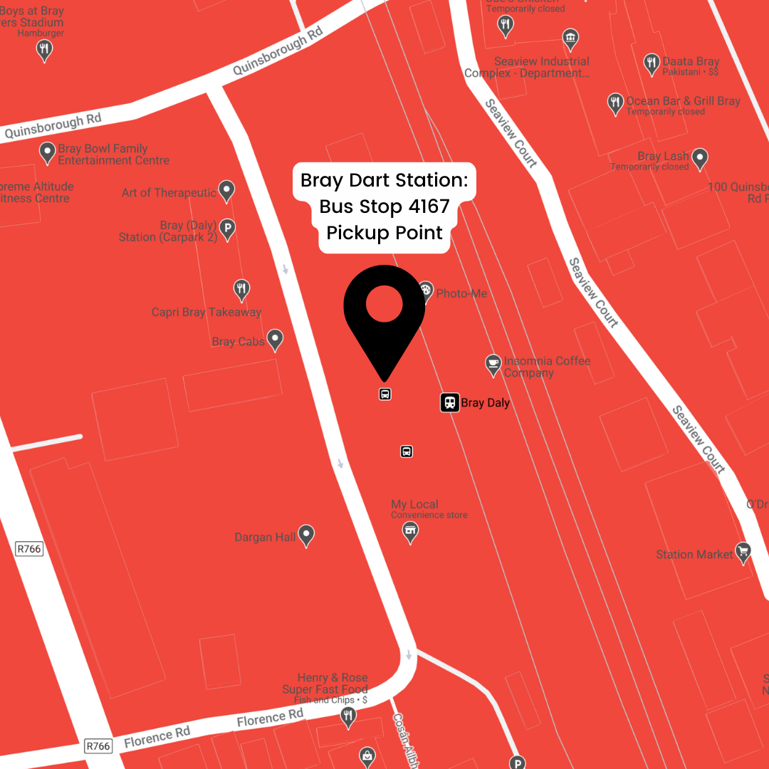 Return Bus - From Bray Dart Station to Beyond the Pale at Glendalough Estate - Fri 12th June