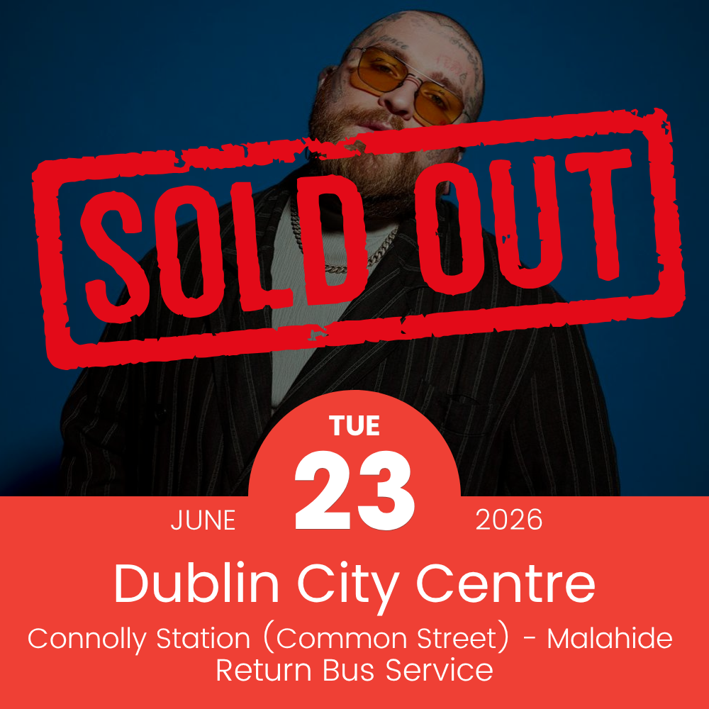 Return Bus - From Dublin City to Teddy Swims at Malahide Castle - 23rd June