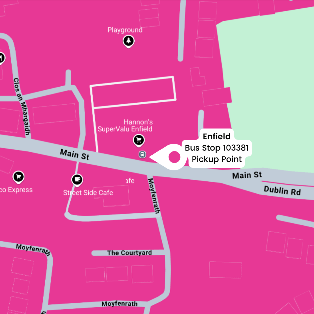 Return Bus - Enfield, Maynooth, Leixlip & Celbridge to Metallica at Aviva Stadium - 19th June