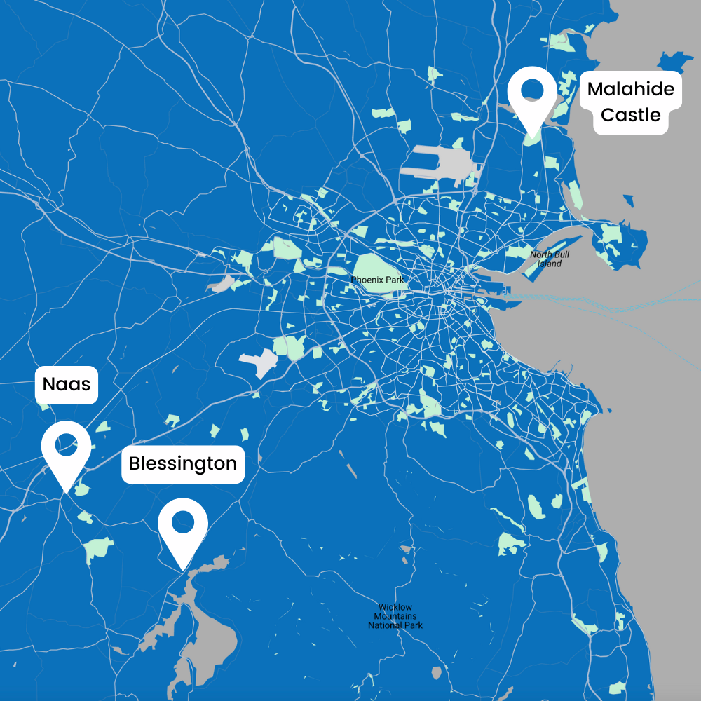 Blue Bus Route to Malahide Castle