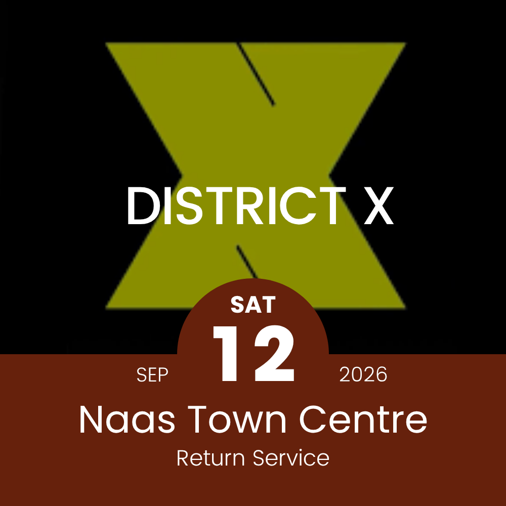 Return Bus - From Naas to District X at Palmerstown House - 12th September