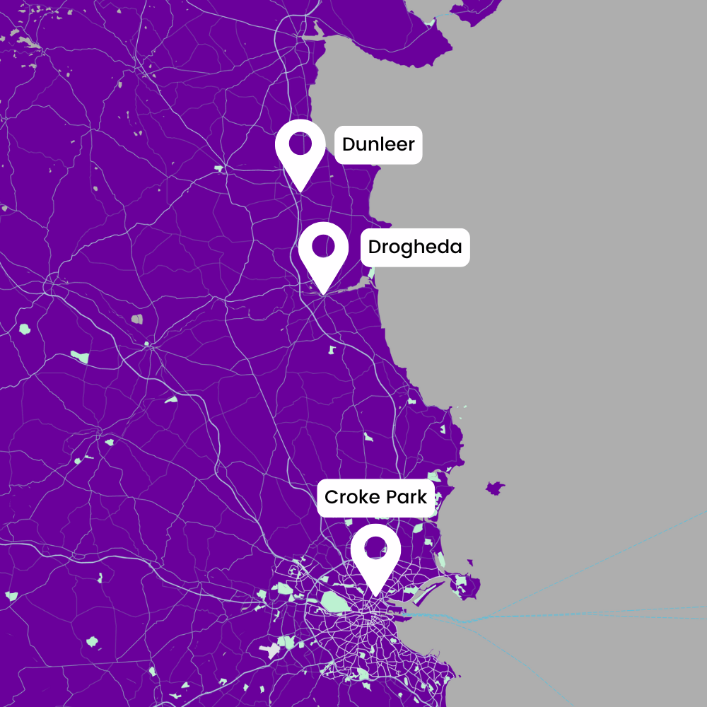 Purple Bus Route To Croke Park