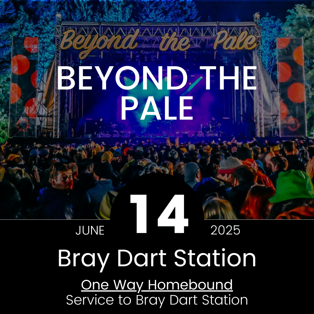 Single Homebound Bus - From Beyond the Pale at Glendalough Estate to Bray Dart Station - Sat 14th June