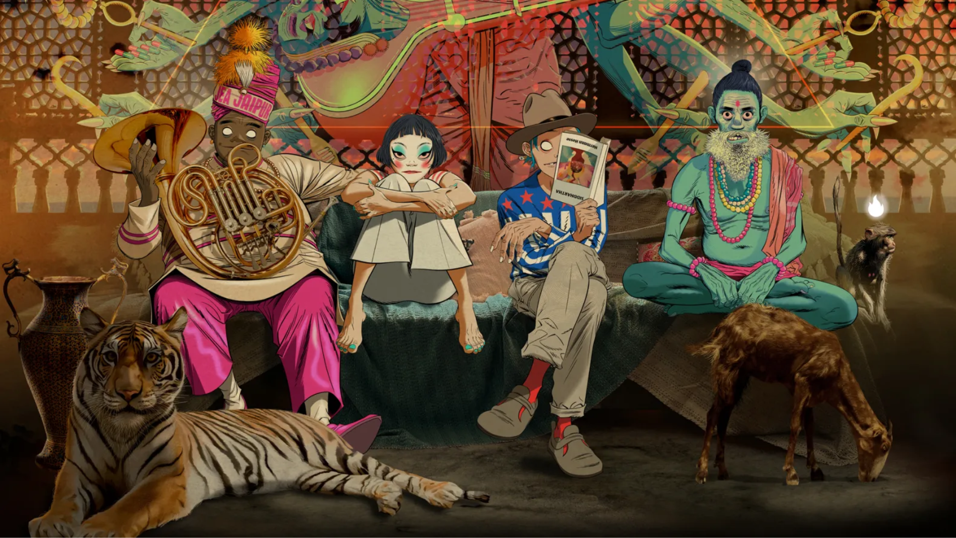 Buses to Gorillaz at the 3Arena Dublin