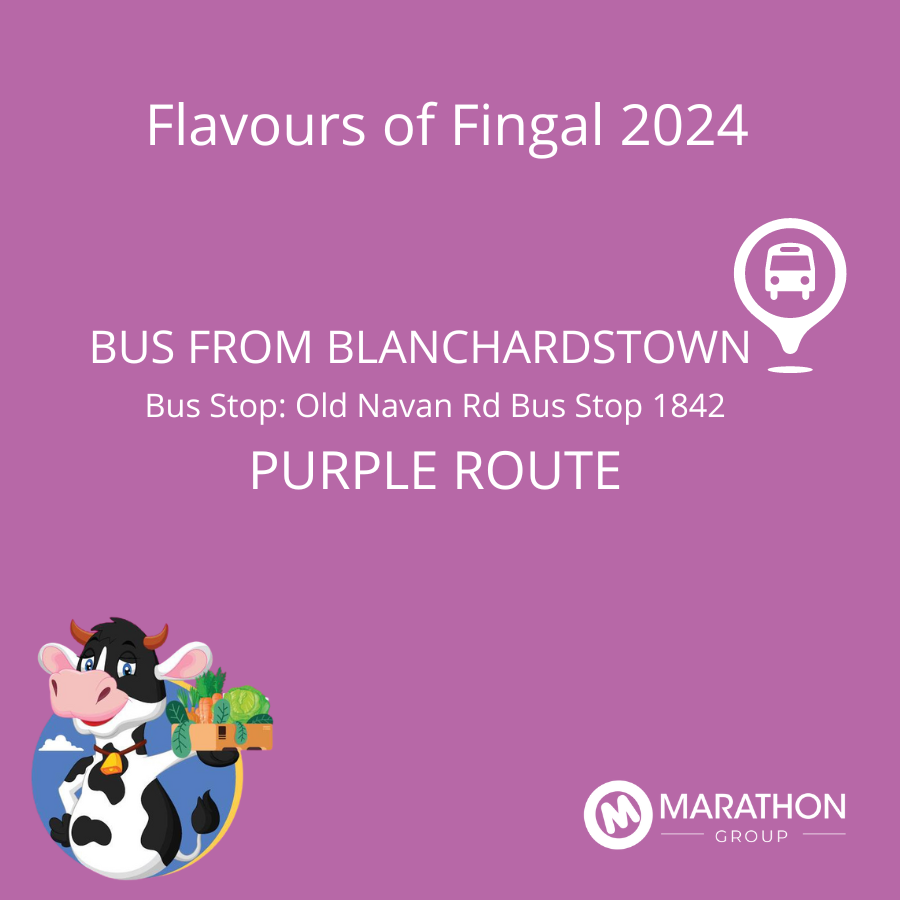 Flavours of Fingal Blanchardstown Bus Stop (Purple Route)