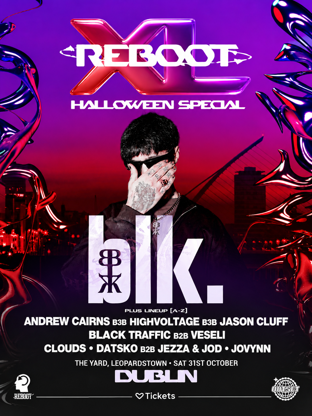 Return Bus from Blanchardstown, Liffey Valley & Tallaght Stadium to BLK. - 31 Oct