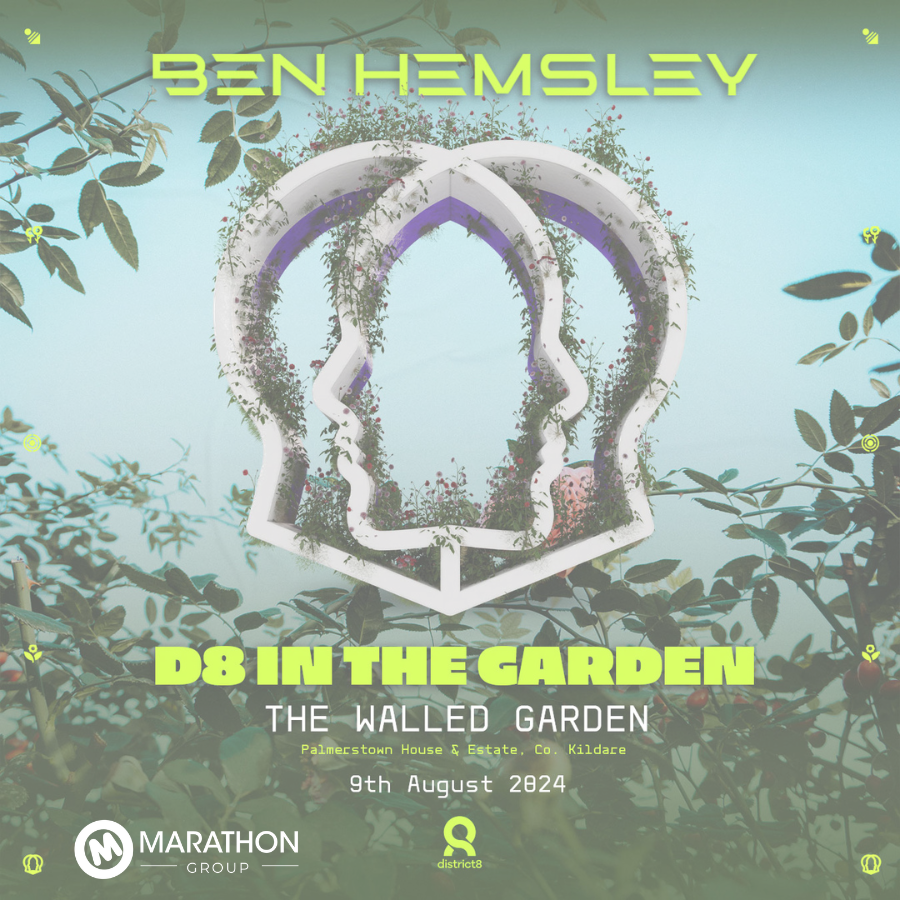 Buses to Ben Hemsley at D8 In The Garden - From Dublin- Return - 09th August