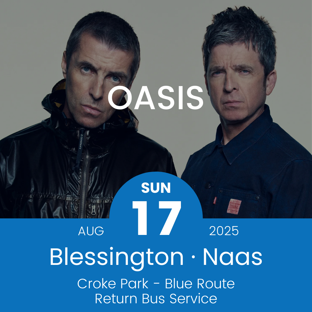 Details of Blue Bus Route To Oasis at Croke Park