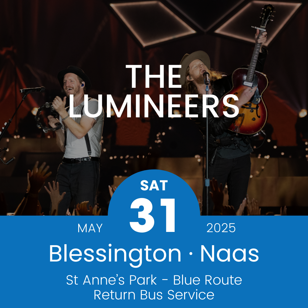 Image of The Lumineers and Blue Bus Route details