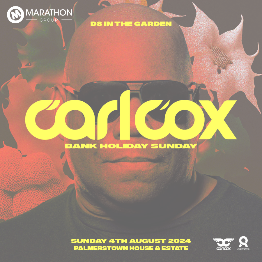 Buses to Carl Cox at D8 In The Garden - From Dublin- Return - 04th August