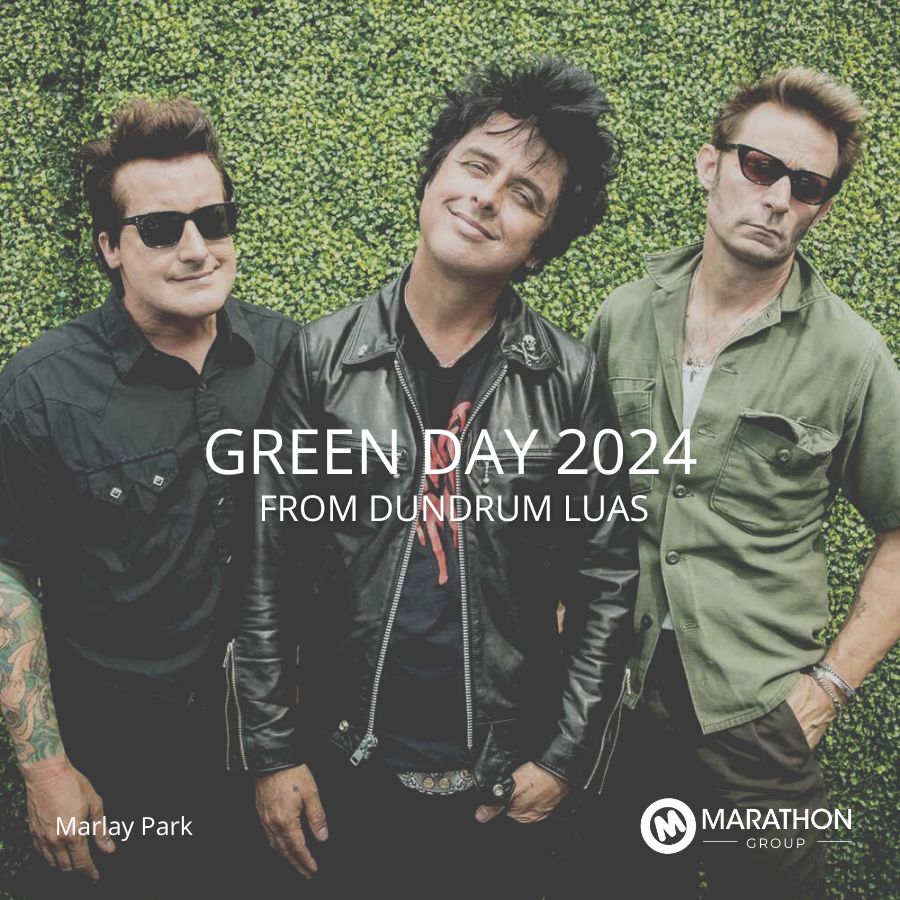 Bus to Green Day at Marlay Park from Dundrum Luas - Return - 27th June