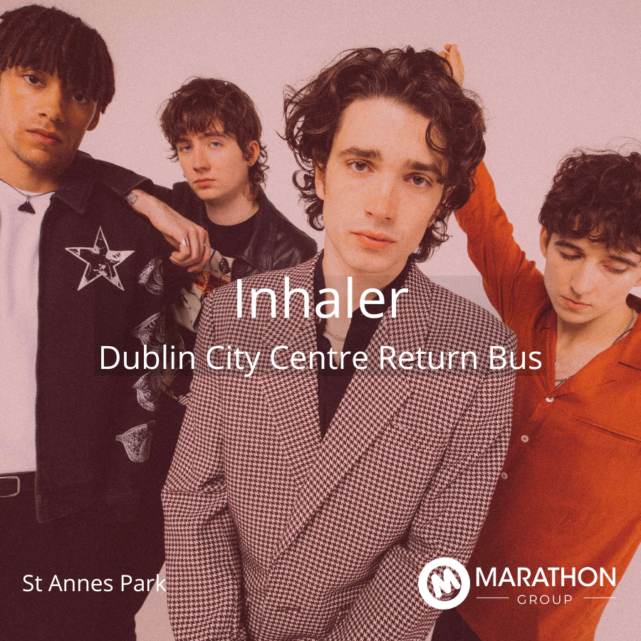 Return Bus - From Dublin City to Inhaler at St Annes Park- 30th May