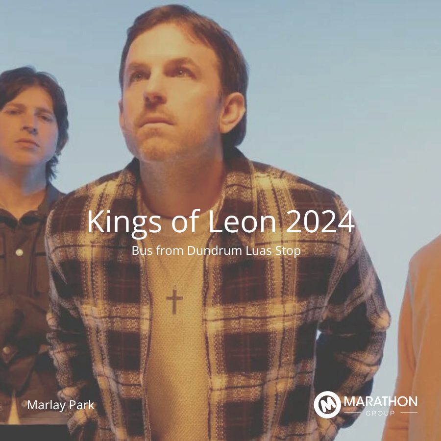 Bus to Kings of Leon at Marlay Park - From Dundrum Luas - Return - 06th July 2024