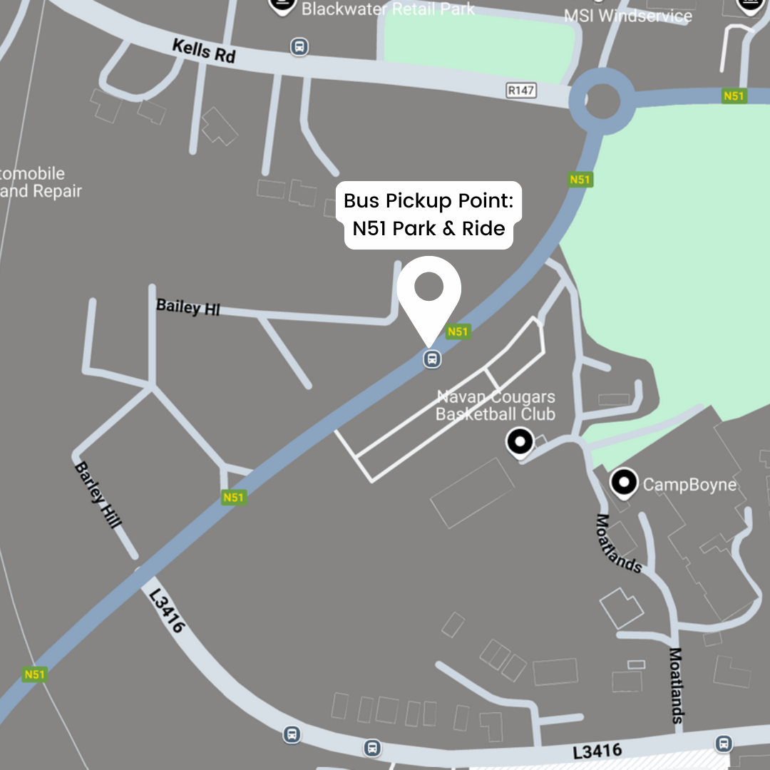 Return Bus - From Navan & Dunboyne to Metallica at the Aviva Stadium - 21st June