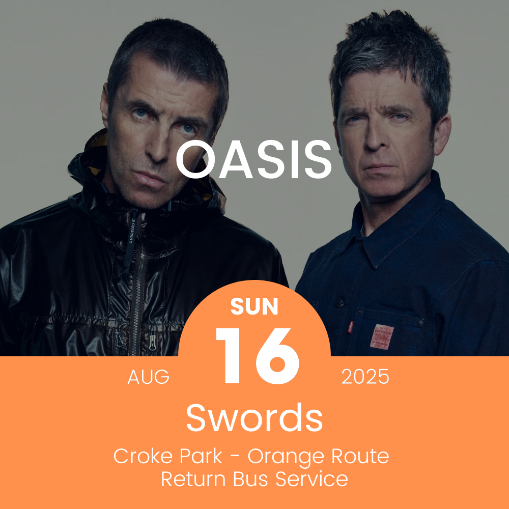 Details of Orange Bus Route To Oasis at Croke Park