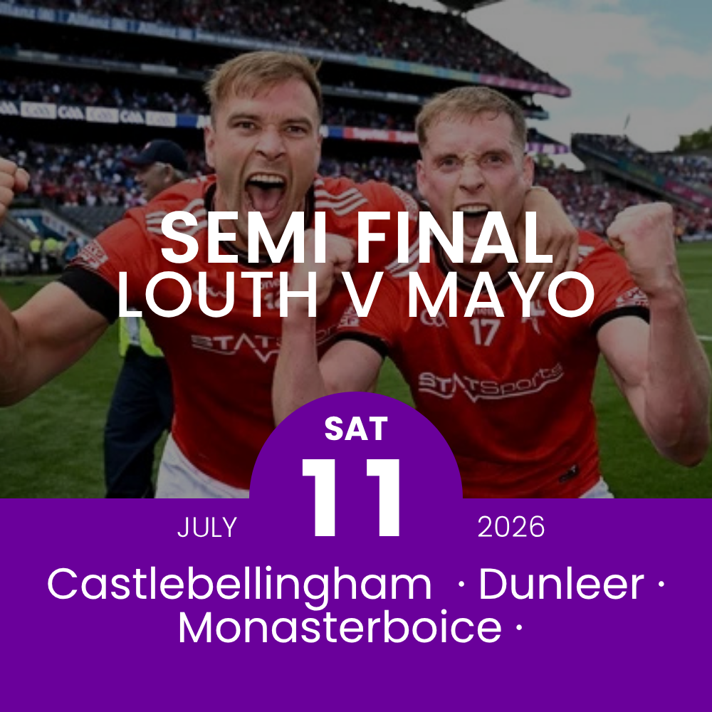 Return Bus: Louth v Mayo Semi Final at Croke Park - 11th July