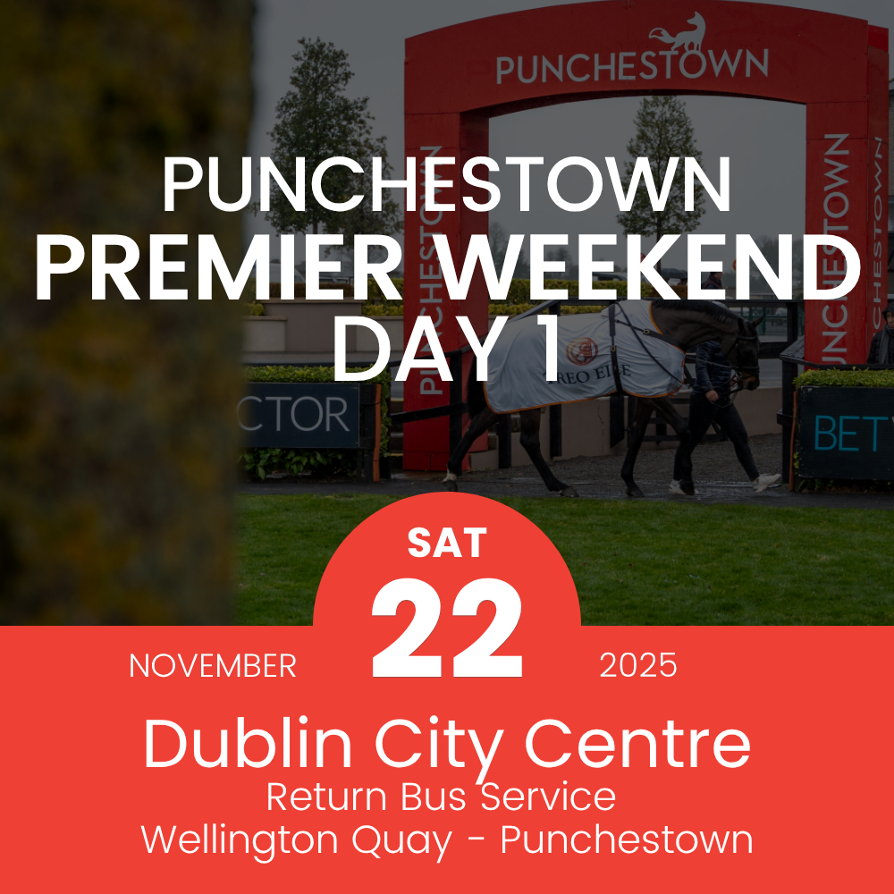 Return Bus - From Dublin City to Punchestown Premiere Weekend Day 1 - 22nd Nov
