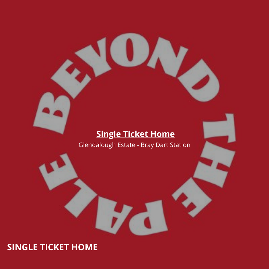 Single Homebound Bus - From Beyond the Pale at Glendalough Estate to Bray Dart Station - 16th June