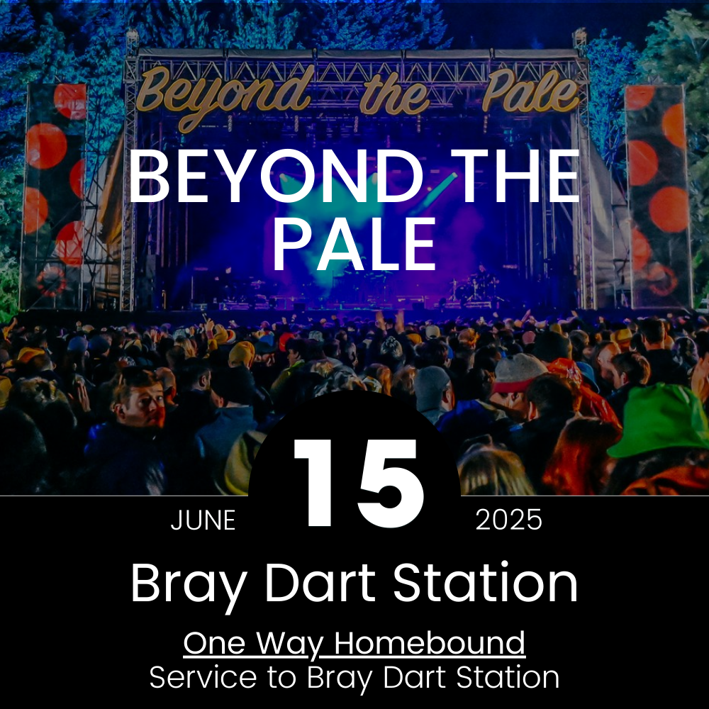 Single Homebound Bus - From Beyond the Pale at Glendalough Estate to Bray Dart Station - Sun 15th June